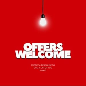 Offers Welcome!